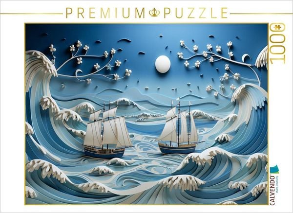 CALVENDO Puzzle Meeresrauschen | 1000 Teile Lege-Größe 64x48cm Foto-Puzzle für glückliche Stunden