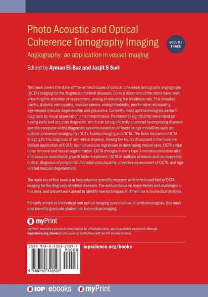 Produktbild: Photo Acoustic and Optical Coherence Tomography Imaging, Volume 3