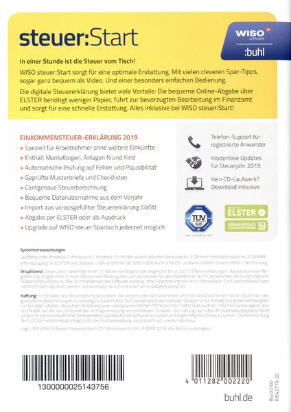 WISO steuer:Start 2020