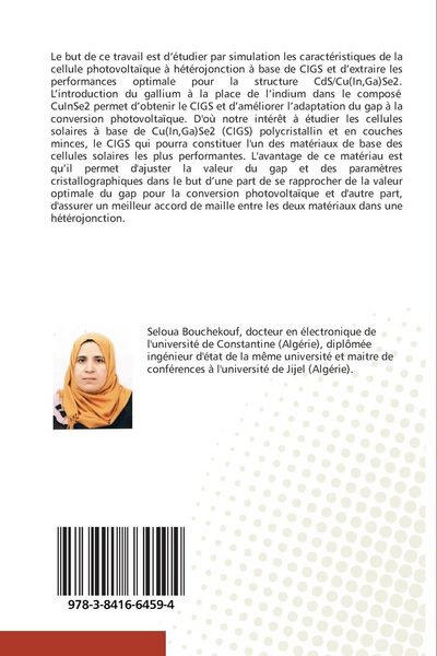 Produktbild: La cellule solaire &agrave; h&eacute;t&eacute;rojonction non conventionnelle en CIGS