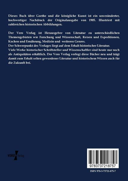 Produktbild: Goethe und die k&ouml;nigliche Kunst
