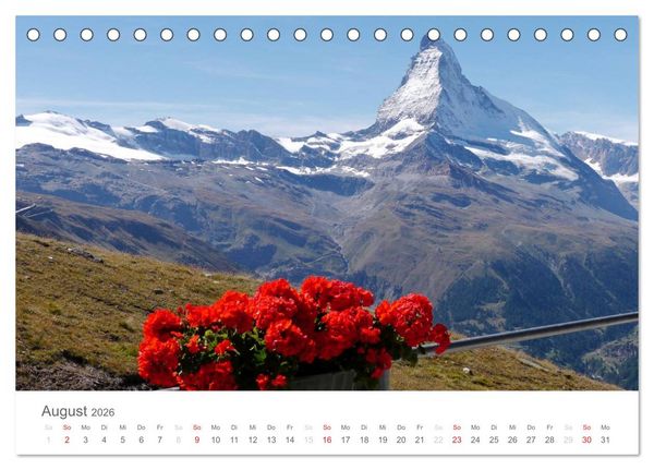 Produktbild: Magie Matterhorn (Tischkalender 2026 DIN A5 quer), CALVENDO Monatskalender