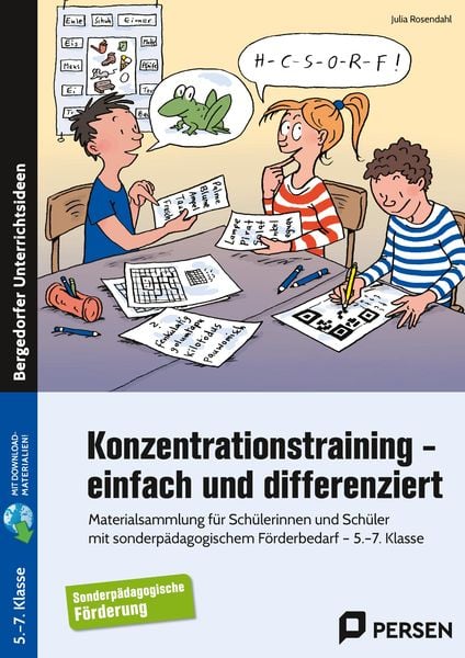 Konzentrationstraining - einfach und differenziert, Set von Julia Rosendahl, Persen Verlag in der AAP Lehrerwelt GmbH, 978-3-403-20834-1