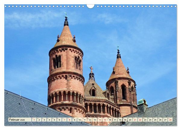 Produktbild: Worms-Nibelungenstadt am Rhein (Wandkalender 2026 DIN A3 quer), CALVENDO Monatskalender