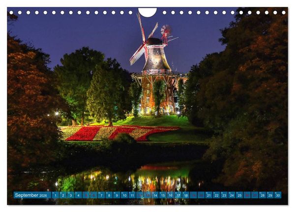 Produktbild: Kalender Hansestadt Bremen a. d. Weser, 2026 (Wandkalender 2026 DIN A4 quer), CALVENDO Monatskalender