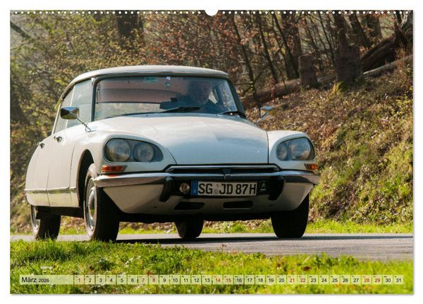 Produktbild: Franz&ouml;sische Klassiker - 2CV und D Modell Oldtimer (Wandkalender 2026 DIN A2 quer), CALVENDO Monatskalender