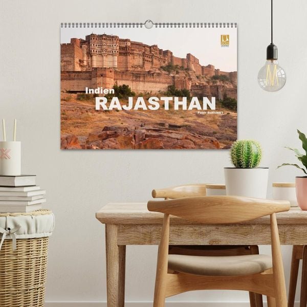 Produktbild: Indien - Rajasthan (Wandkalender 2026 DIN A3 quer), CALVENDO Monatskalender