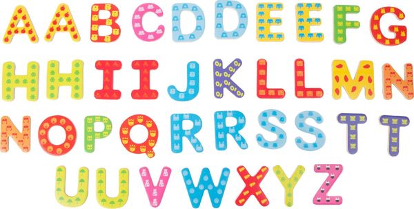 Produktbild: Bunte Magnetbuchstaben