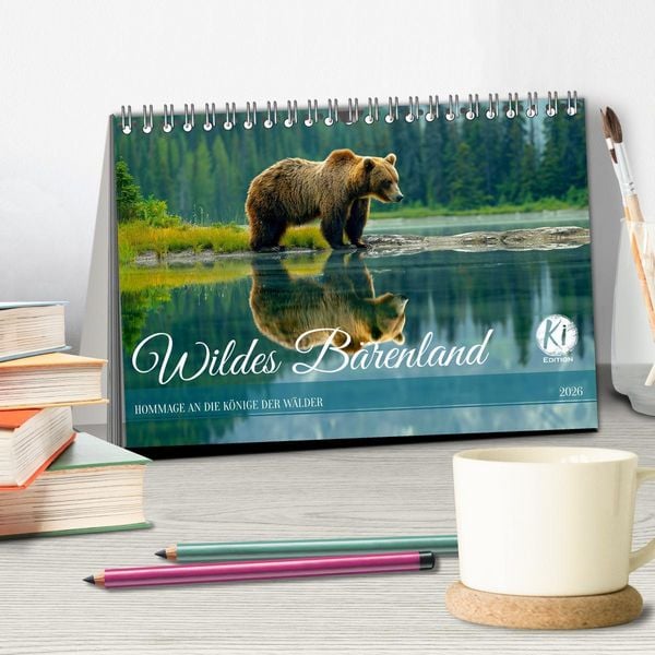 Produktbild: Wildes B&auml;renland (Tischkalender 2026 DIN A5 quer), CALVENDO Monatskalender