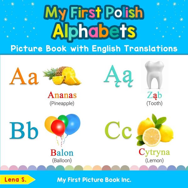 Produktbild: My First Polish Alphabets Picture Book with English Translations