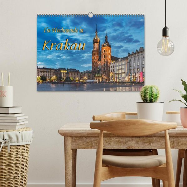Produktbild: Ein Wochenende in Krakau (Wandkalender 2026 DIN A3 quer), CALVENDO Monatskalender