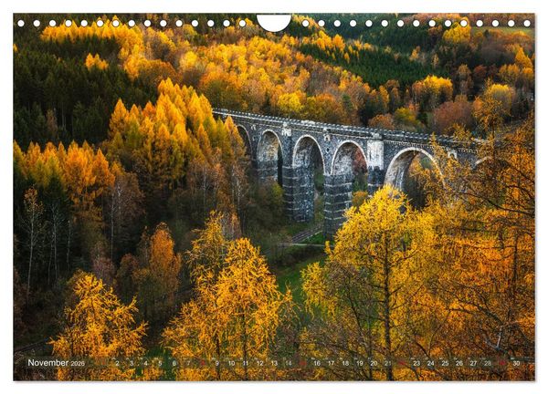 Produktbild: Stimmungsvolle Landschaften in Sachsen 2026 (Wandkalender 2026 DIN A4 quer), CALVENDO Monatskalender