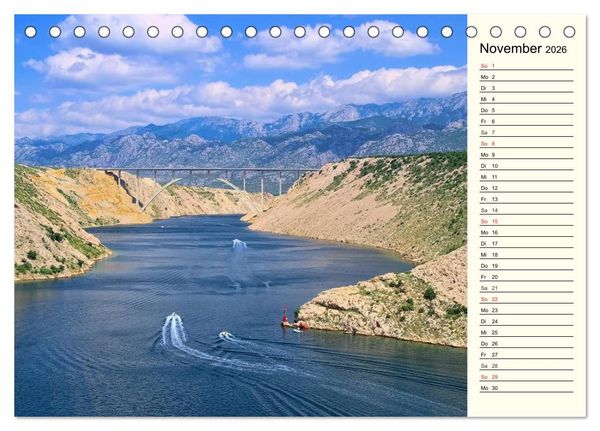 Produktbild: Kroatien (Tischkalender 2026 DIN A5 quer), CALVENDO Monatskalender
