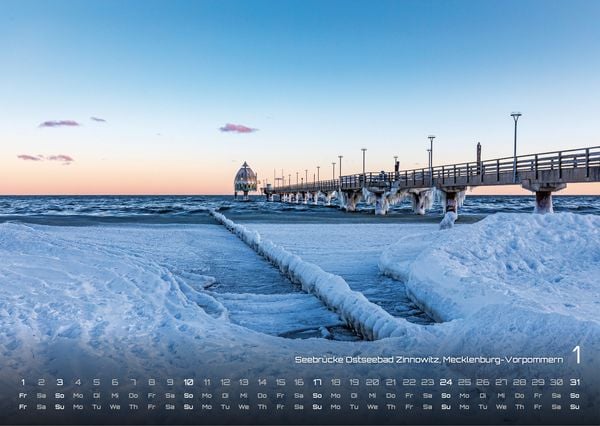 Produktbild: Deutschland - eine Reise zu bezaubernden Landschaften und Sehensw&uuml;rdigkeiten - 2027 - Kalender DIN A3