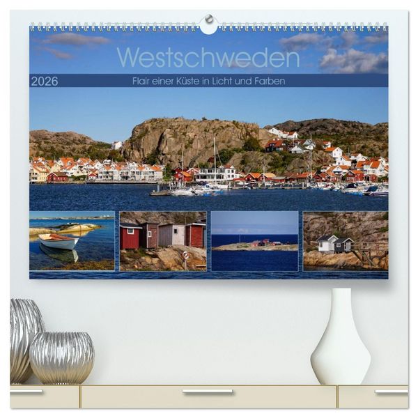 Produktbild: Westschweden - Flair einer K&uuml;ste in Licht und Farben (hochwertiger Premium Wandkalender 2026 DIN A2 quer), Kunstdruck in Hochglanz