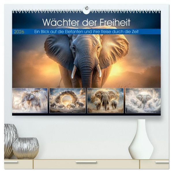 Produktbild: W&auml;chter der Freiheit (hochwertiger Premium Wandkalender 2026 DIN A2 quer), Kunstdruck in Hochglanz