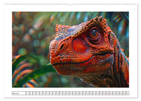 Produktbild: Vergessene Wunder - Ein Jahr mit ausgestorbenen Tieren (Wandkalender 2026 DIN A2 quer), CALVENDO Monatskalender