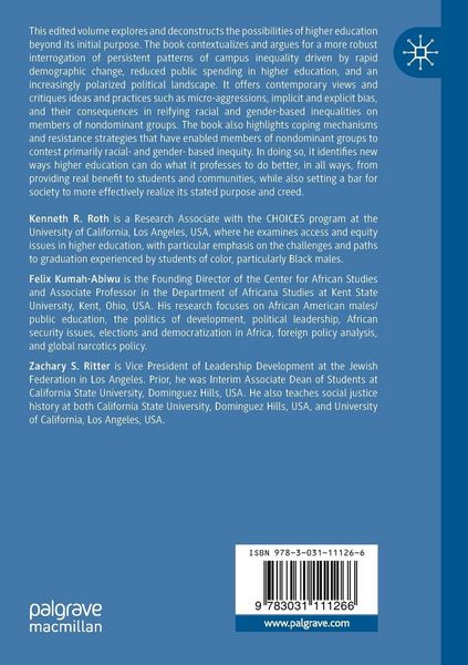 Produktbild: Emancipatory Change in US Higher Education