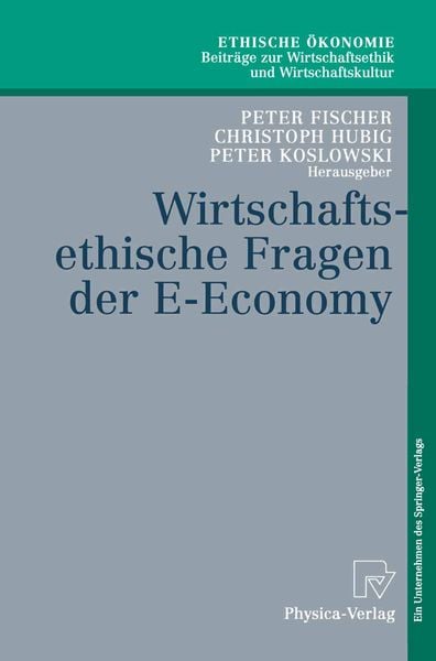 Produktbild: Wirtschaftsethische Fragen der E-Economy