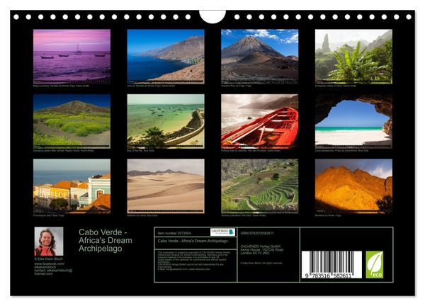 Produktbild: Cabo Verde - Africa's Dream Archipelago (Wall Calendar 2026 DIN A4 landscape), CALVENDO 12 Month Wall Calendar