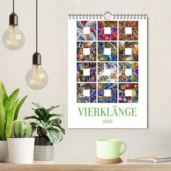Produktbild: Vierkl&auml;nge (Wandkalender 2026 DIN A4 hoch), CALVENDO Monatskalender