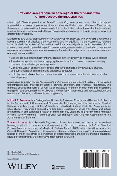 Produktbild: Mesoscopic Thermodynamics for Scientists and Engineers
