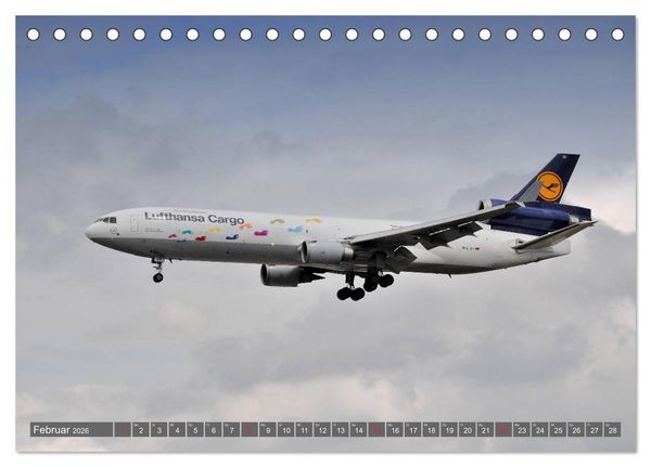 Produktbild: Flugzeuge zwischen Himmel und Erde (Tischkalender 2026 DIN A5 quer), CALVENDO Monatskalender