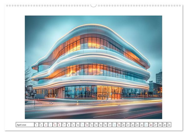 Produktbild: Moderne Architektur (hochwertiger Premium Wandkalender 2026 DIN A2 quer), Kunstdruck in Hochglanz