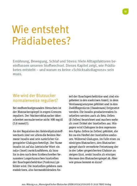 Produktbild: Warnsignal hoher Blutzucker