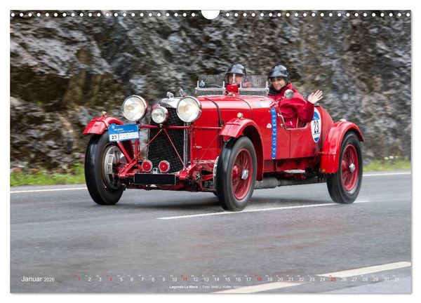 Produktbild: Classic Cars auf Passstrassen 2026 (Wandkalender 2026 DIN A3 quer), CALVENDO Monatskalender