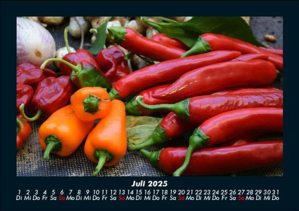 Produktbild: Gem&uuml;sekalender 2025 Fotokalender DIN A5