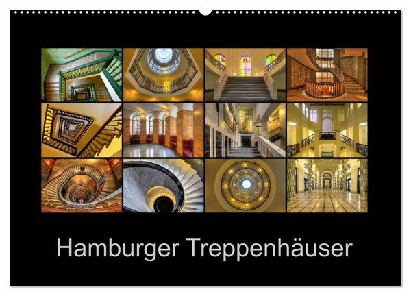 Produktbild: Hamburger Treppenh&auml;user (Wandkalender 2026 DIN A2 quer), CALVENDO Monatskalender