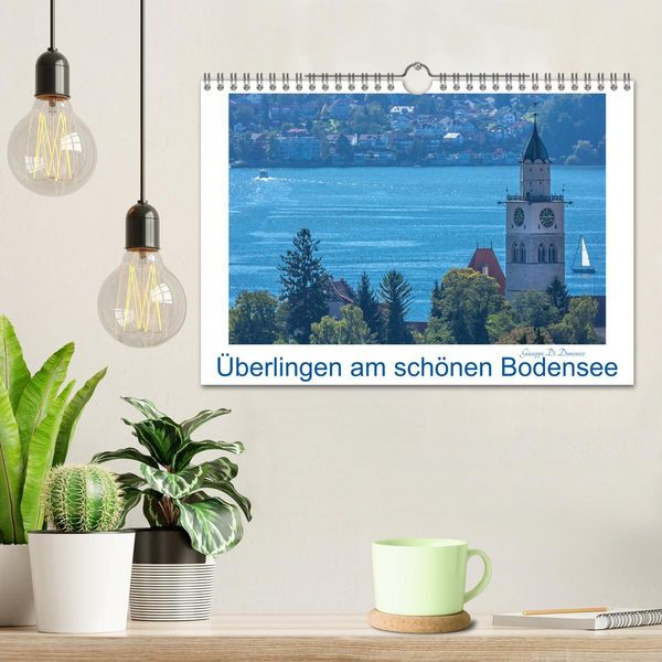 Produktbild: &Uuml;berlingen am sch&ouml;nen Bodensee (Wandkalender 2026 DIN A4 quer), CALVENDO Monatskalender