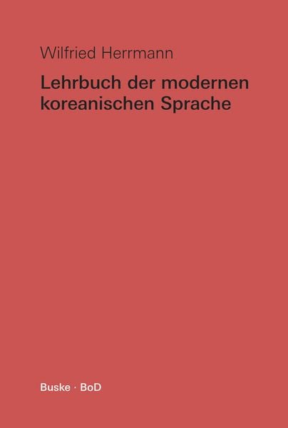 Produktbild: Lehrbuch der modernen koreanischen Sprache
