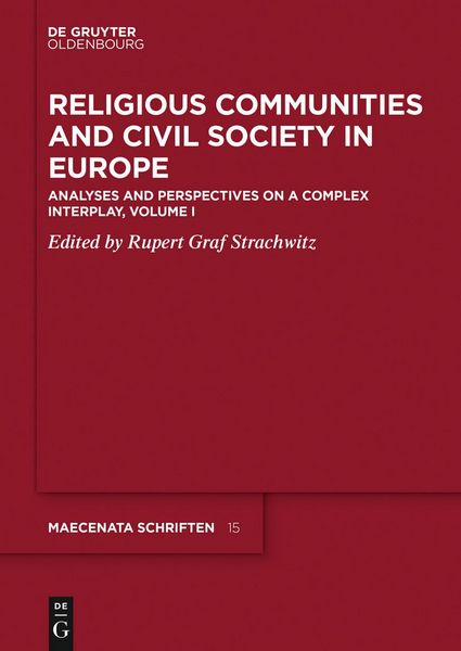 Produktbild: Religious Communities and Civil Society in Europe