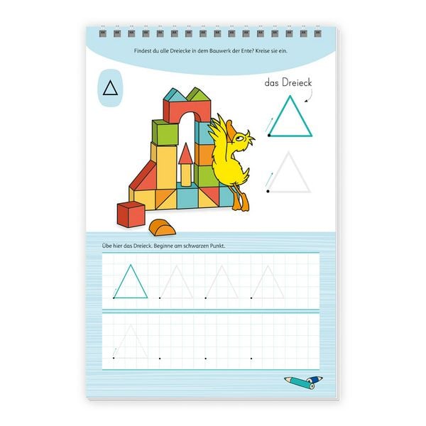 Produktbild: TR&Ouml;TSCH - Die Maus Mein Spurrillenblock Vorschul&uuml;bungen &Uuml;bungsbuch