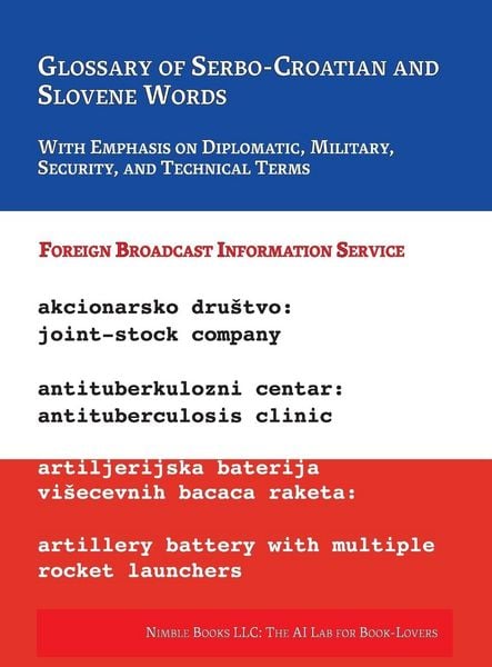 Produktbild: Glossary of Serbo-Croatian and Slovene Words