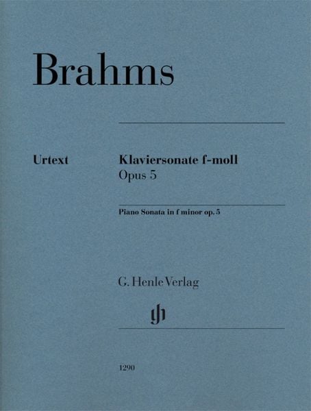 Produktbild: Johannes Brahms - Klaviersonate f-moll op. 5