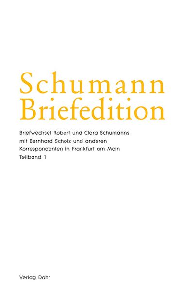 Produktbild: Schumann-Briefedition / Schumann-Briefedition II.16