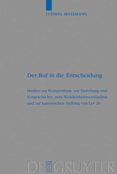 Produktbild: Der Ruf in die Entscheidung