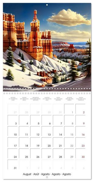 Produktbild: WORLD TRAVEL SCENIC DESTINATIONS (Wall Calendar 2026 12 &times; 12 Inch) CALVENDO 12 Month Wall Calendar