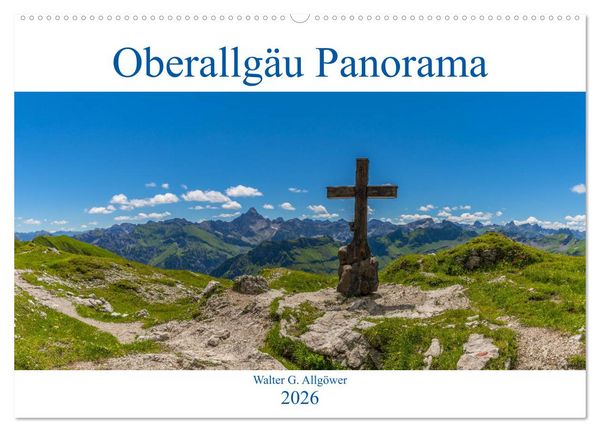 Oberallgäu Panorama (Wandkalender 2026 DIN A2 quer), CALVENDO Monatskalender