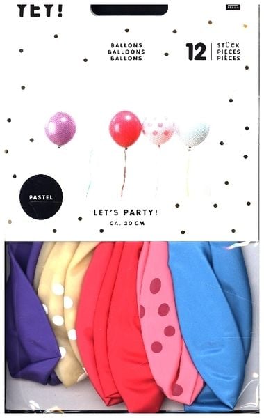 Ballons Mix Pastell
