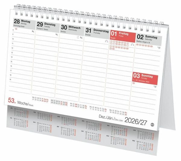 Produktbild: Schreibtischkalender &Ouml;sterreich klein 2027