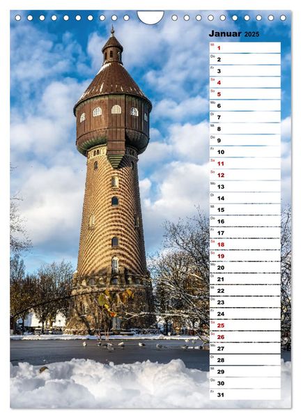 'Westküste - Zwischen St. Peter Ording, Büsum und Elbe (Wandkalender 2025 DIN A4 hoch), CALVENDO 