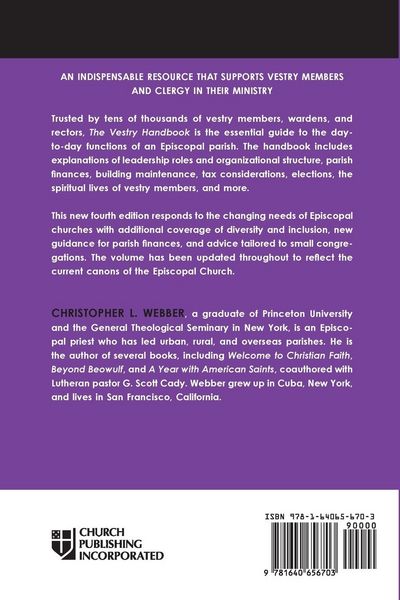 Produktbild: The Vestry Handbook, Fourth Edition