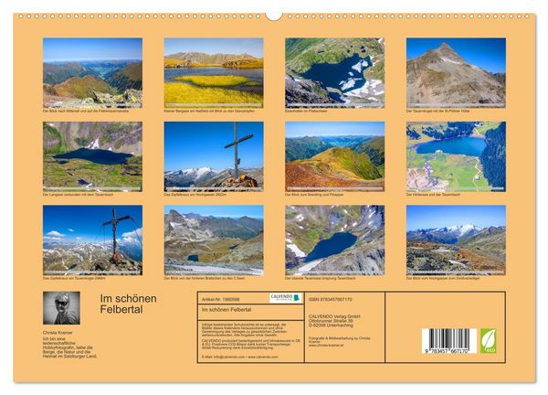 Produktbild: Im sch&ouml;nen Felbertal (hochwertiger Premium Wandkalender 2026 DIN A2 quer), Kunstdruck in Hochglanz