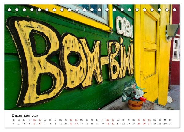 Produktbild: Willemstad - Die bunte Seite von Cura&ccedil;ao (Tischkalender 2026 DIN A5 quer), CALVENDO Monatskalender