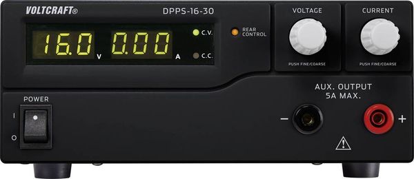 VOLTCRAFT DPPS-16-30 Labornetzgerät, einstellbar 1 - 16 V/DC 0 - 30 A 480 W USB programmierbar Anzahl Ausgänge 1 x