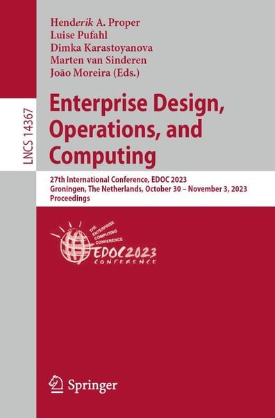 Produktbild: Enterprise Design, Operations, and Computing